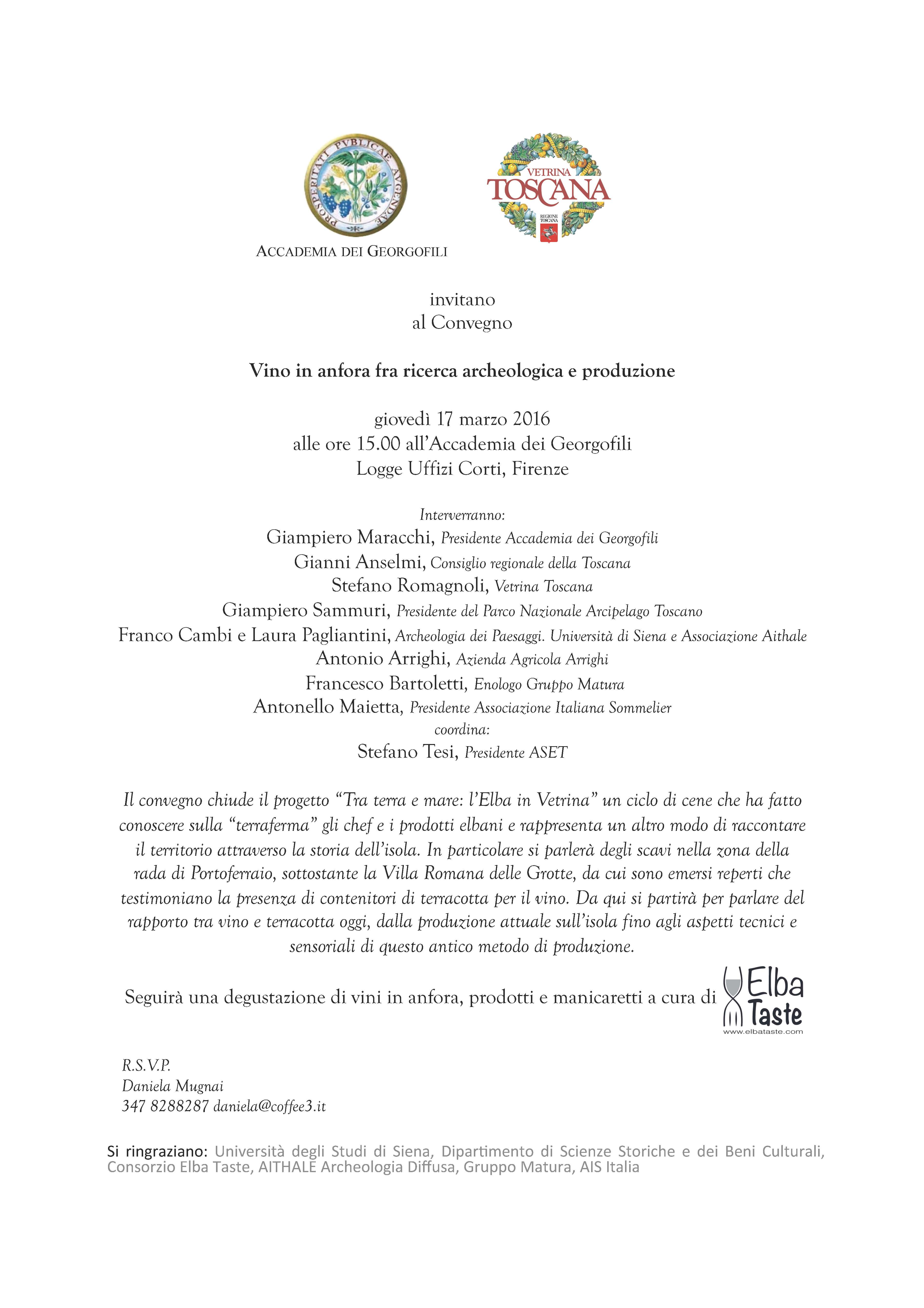 Invito vino e anfora